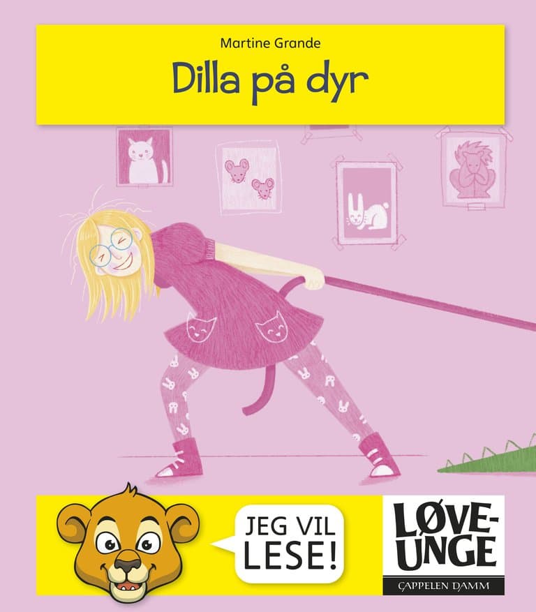 Omslag Løveunge - Dilla på dyr av Martine Grande (Ebok)