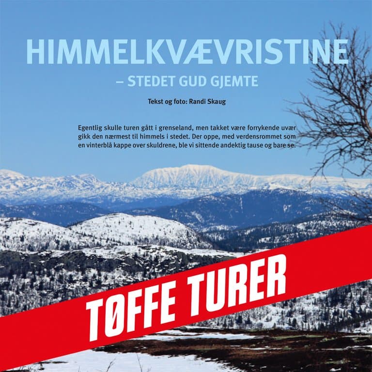 Omslag Himmelkvævristine - stedet Gud gjemte av Randi Skaug (Lydbok)
