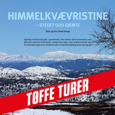 Omslag av "Himmelkvævristine - stedet Gud gjemte"