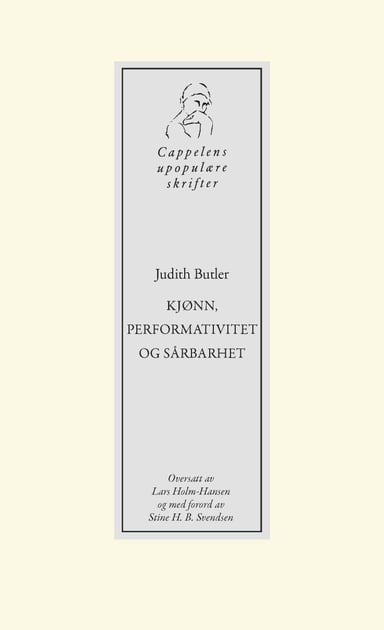 Omslag av "Kjønn, performativitet og sårbarhet"