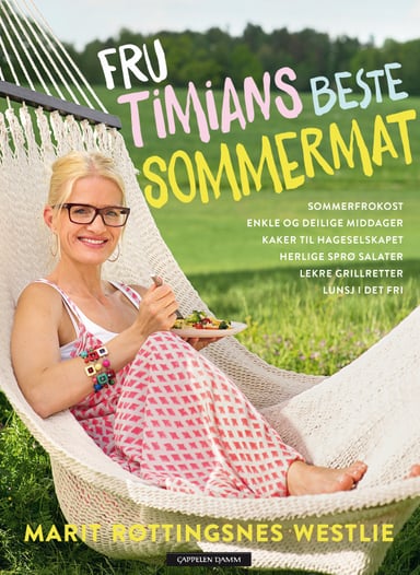 Omslag av "Fru Timians beste sommermat"