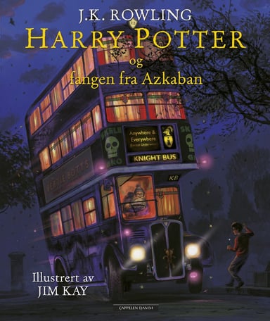 Omslag av "Harry Potter og fangen fra Azkaban"