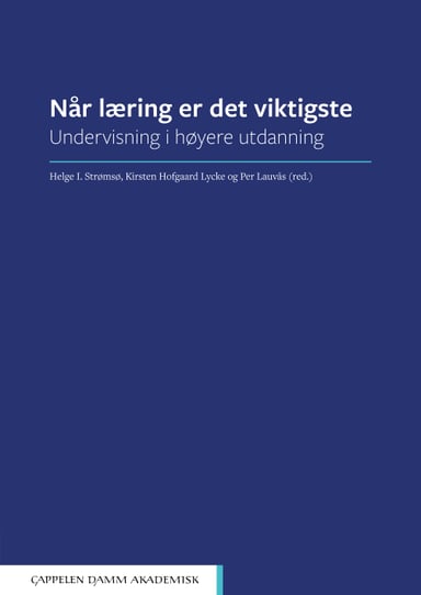 Omslag av "Når læring er det viktigste"