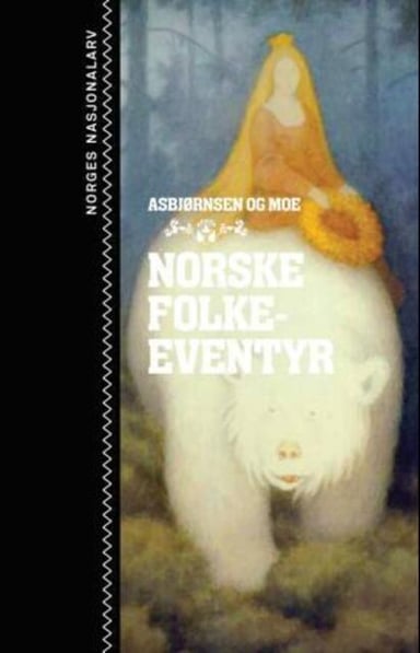Omslag av "Norske folkeeventyr"