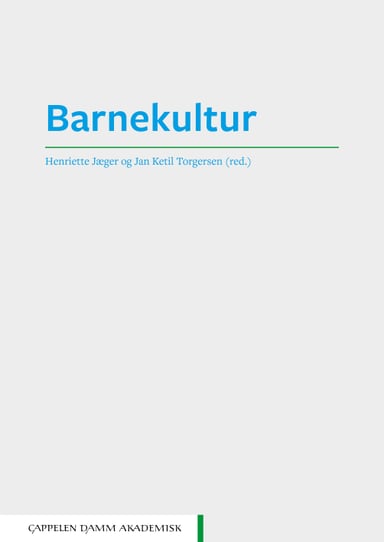 Omslag av "Barnekultur"