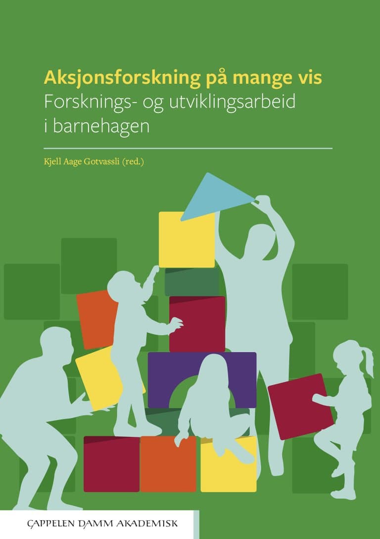 Omslag Aksjonsforskning på mange vis av Kjell Aage Gotvassli (red.) (Ebok)