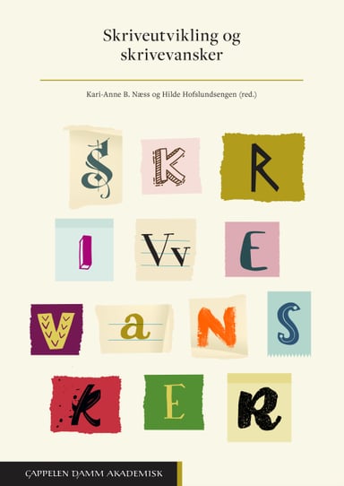Omslag av "Skriveutvikling og skrivevansker"