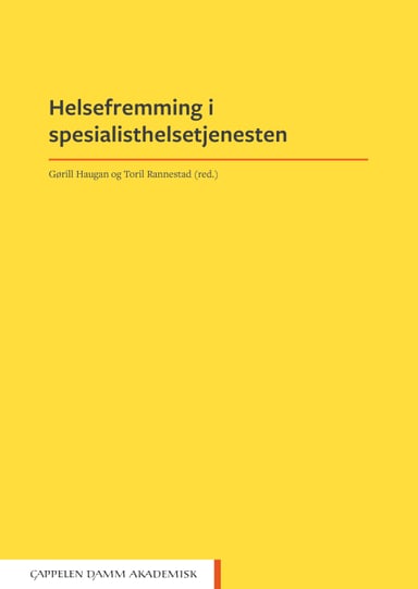 Omslag av "Helsefremming i spesialisthelsetjenesten"