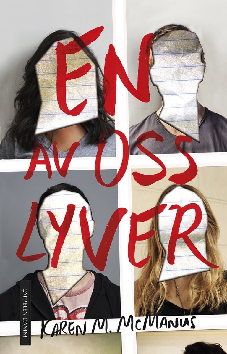 Omslag En av oss lyver av Karen M. McManus (Innbundet)