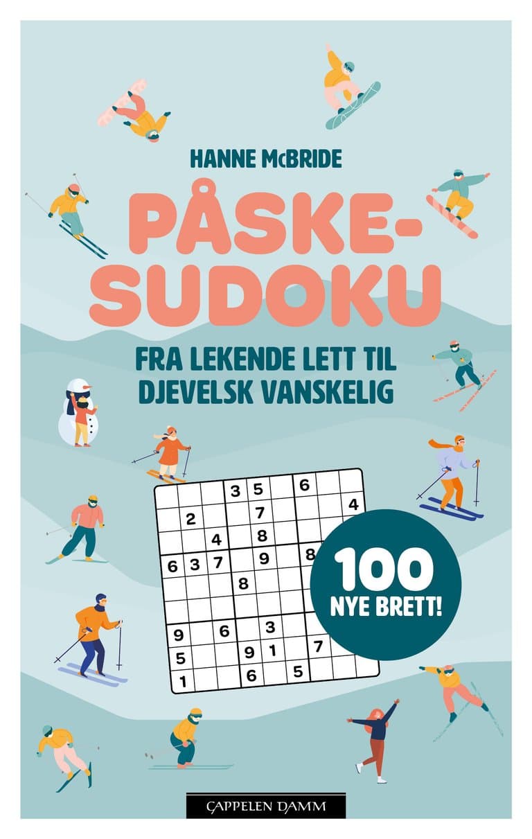 Omslag Påskesudoku 2024 av Hanne McBride (Heftet)
