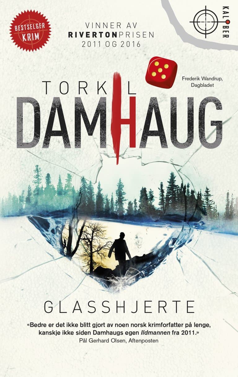 Omslag Glasshjerte av Torkil Damhaug (Heftet)