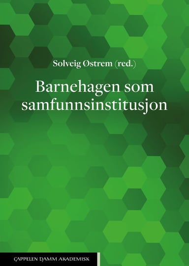 Omslag av "Barnehagen som samfunnsinstitusjon"
