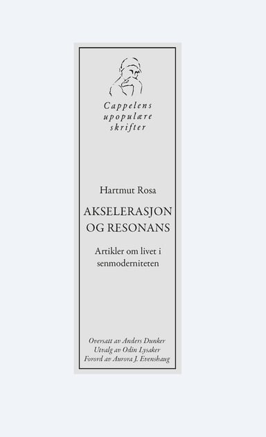 Omslag av "Akselerasjon og resonans"