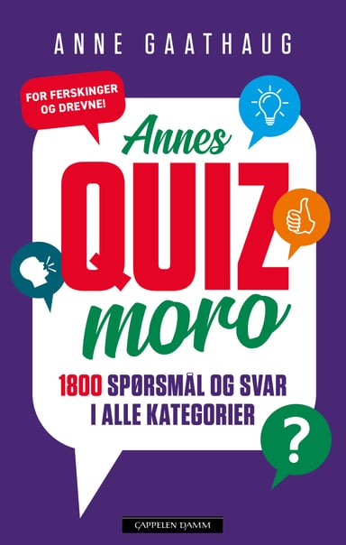 Omslag av "Annes quizmoro"