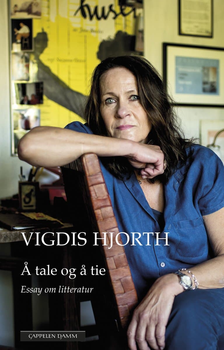 Omslag Å tale og å tie av Vigdis Hjorth (Innbundet)