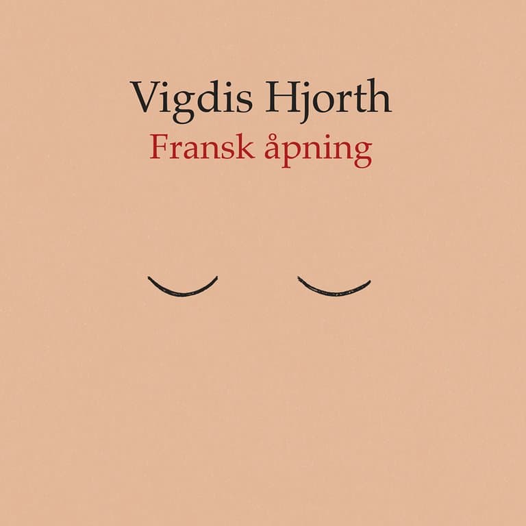 Omslag Fransk åpning av Vigdis Hjorth (Lydbok)