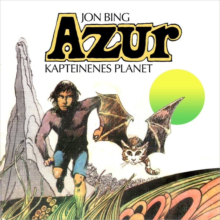 Omslag Azur - kapteinenes planet av Jon Bing (Lydbok)