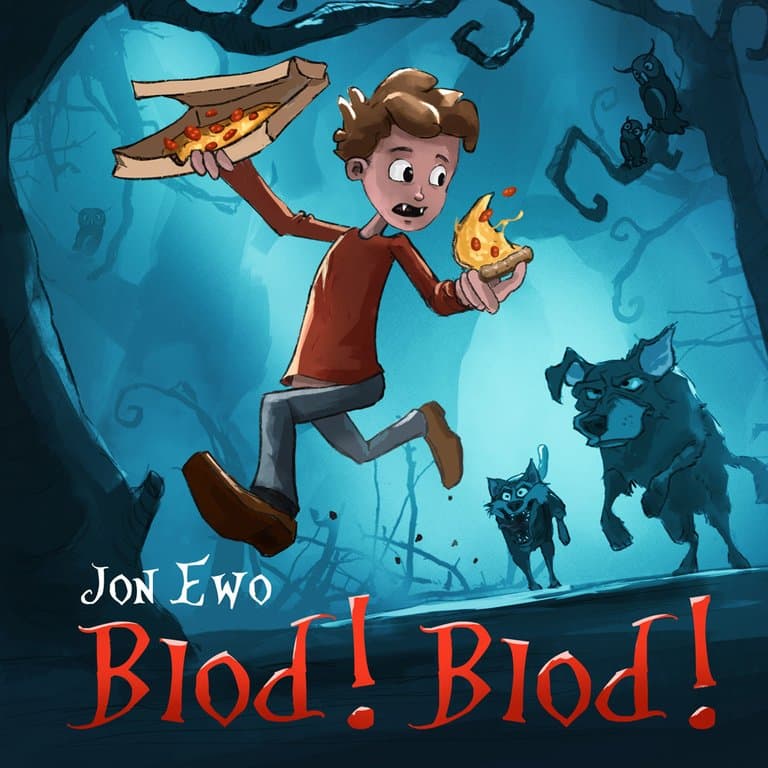 Omslag Blod! Blod! av Jon Ewo (Lydbok)