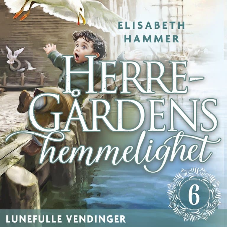 Omslag Lunefulle vendinger av Elisabeth Hammer (Lydbok)