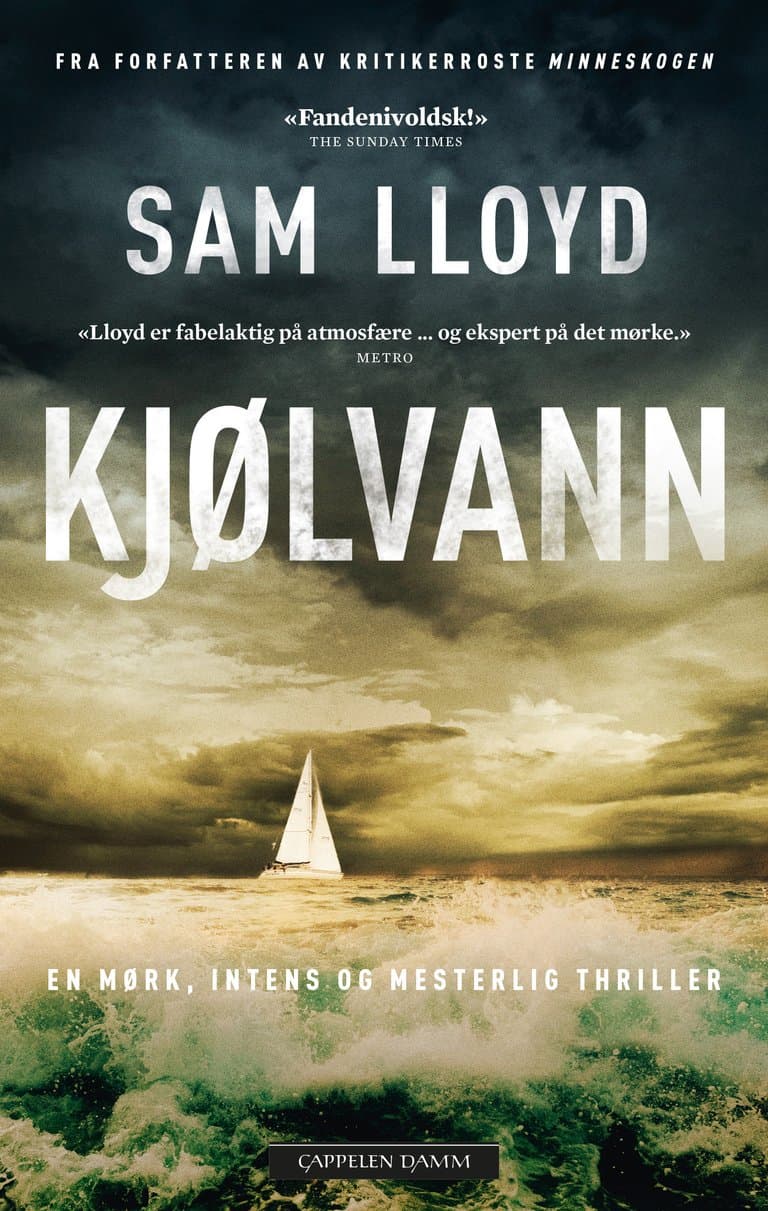Omslag Kjølvann av Sam Lloyd (Heftet)