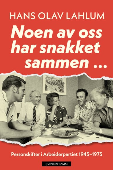 Omslag av "Noen av oss har snakket sammen ..."