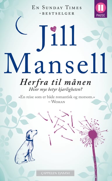 Omslag av "Herfra til månen"