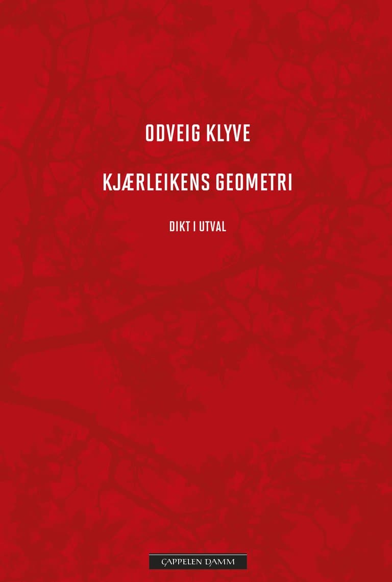 Omslag Kjærleikens geometri av Odveig Klyve (Innbundet)