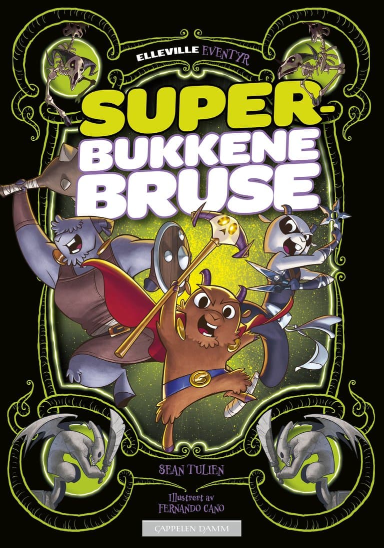 Omslag Elleville eventyr: Super-bukkene Bruse av Sean Tulien (Ebok)