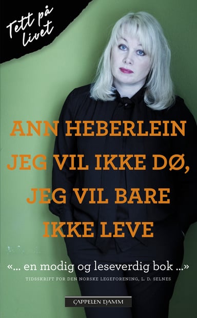 Omslag av "Jeg vil ikke dø, jeg vil bare ikke leve"