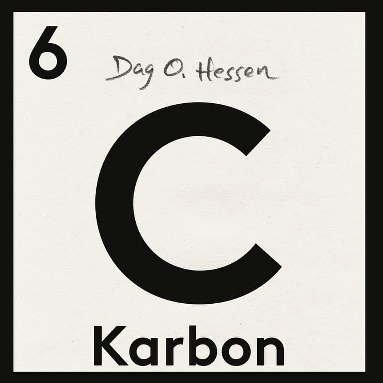 Omslag C - Karbon. En uautorisert biografi av Dag O. Hessen (Lydbok)