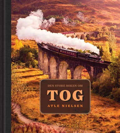 Omslag av "Den store boken om tog"