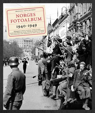 Omslag av "Norges fotoalbum 1940-1949"