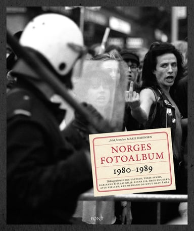 Omslag av "Norges fotoalbum 1980-1989"