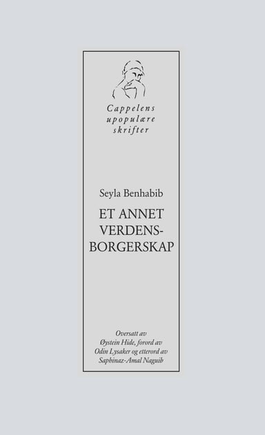 Omslag av "Et annet verdensborgerskap"