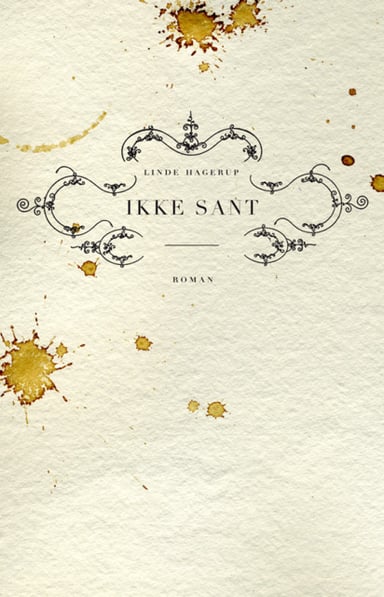 Omslag av "Ikke sant"