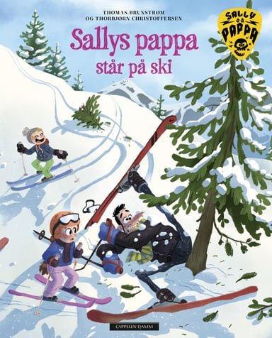 Omslag av "Sallys pappa står på ski"