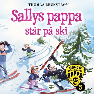 Omslag av "Sallys pappa står på ski"