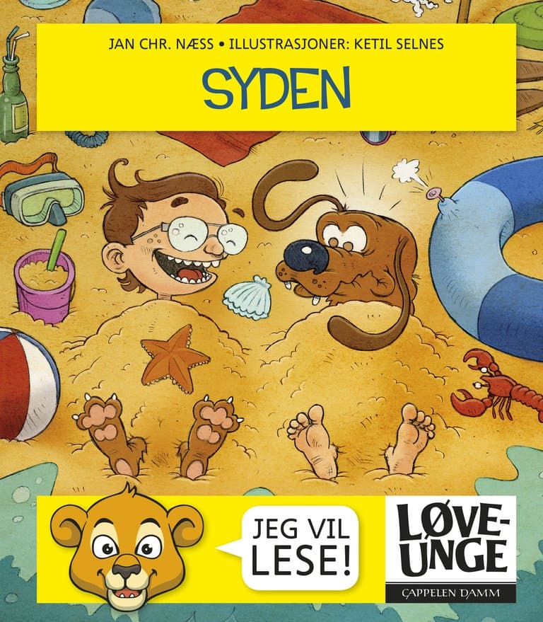Omslag Løveunge - Syden av Jan Chr. Næss (Innbundet)