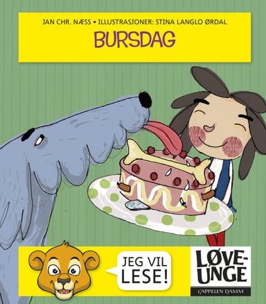 Omslag av "Løveunge - Bursdag"
