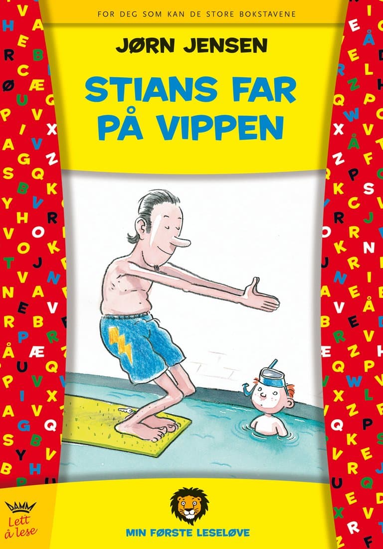 Omslag Min første leseløve - Stians far på vippen av Jørn Jensen (Innbundet)