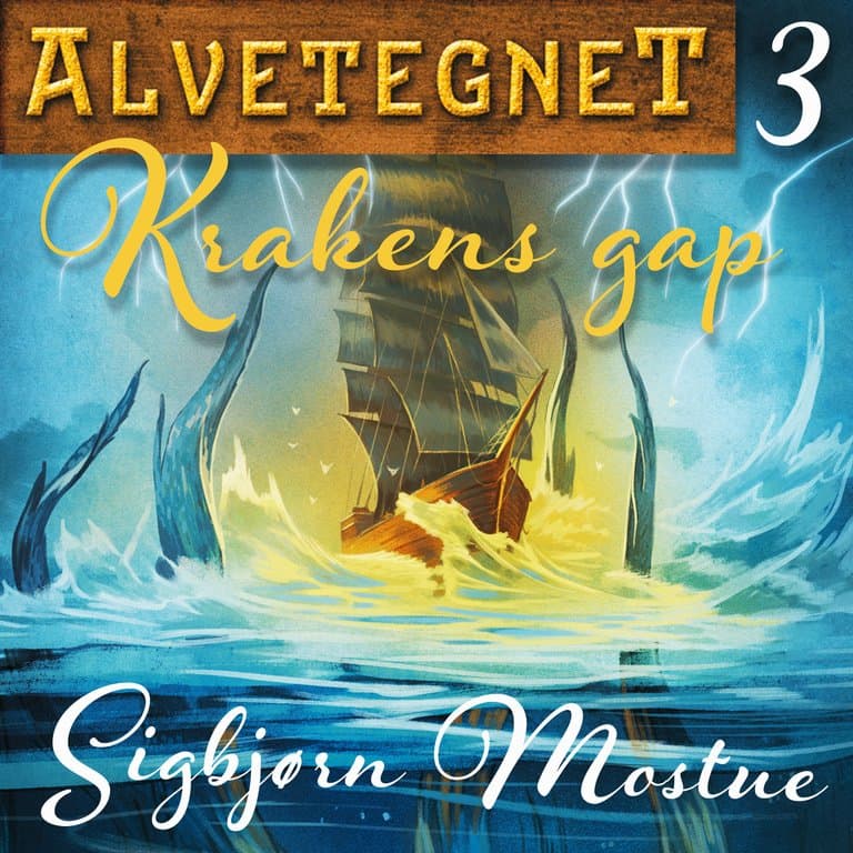 Omslag Krakens gap av Sigbjørn Mostue (Lydbok)