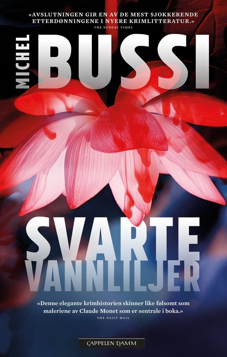Omslag Svarte vannliljer av Michel Bussi (Innbundet)
