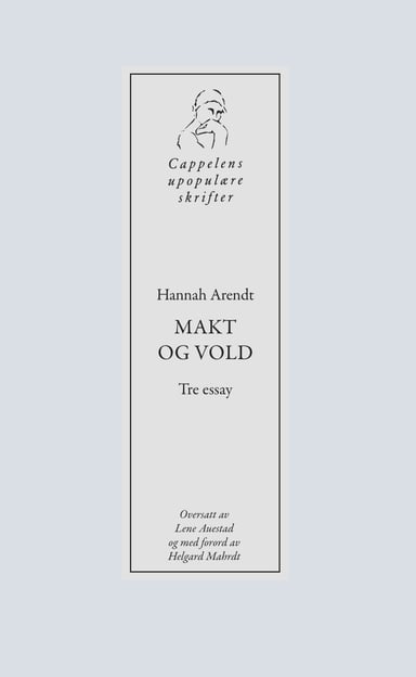Omslag av "Makt og vold"