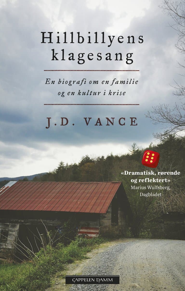 Omslag Hillbillyens klagesang av J.D. Vance (Innbundet)