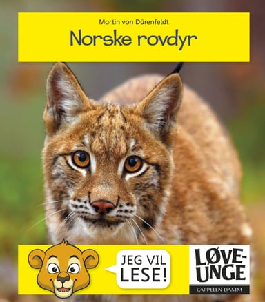Omslag av "Løveunge - Norske rovdyr"