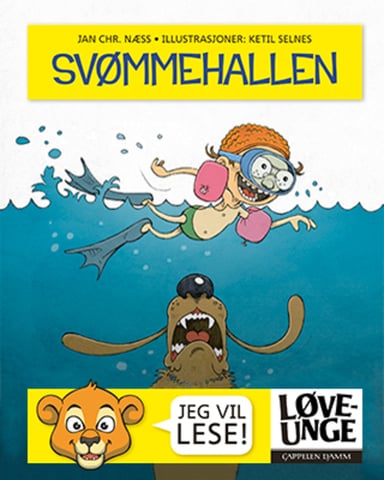 Omslag av "Løveunge - Svømmehallen"