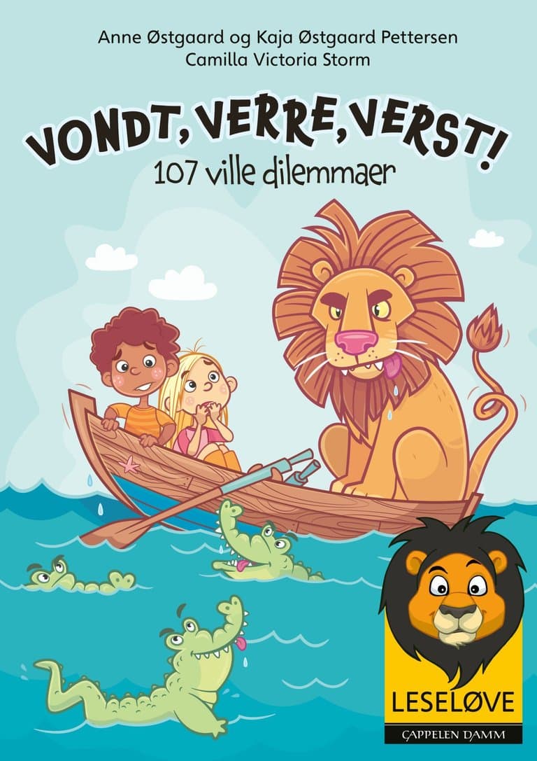 Omslag Leseløve - Vondt, verre, verst? av Anne Østgaard og Kaja Østgaard Pettersen (Ebok)