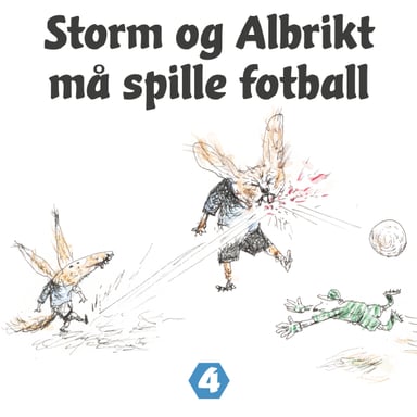 Omslag av "Storm og Albrikt må spille fotball"