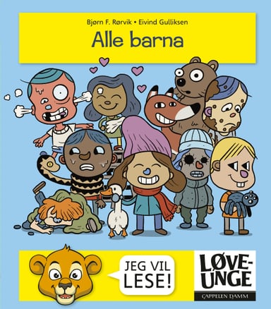 Omslag av "Løveunge - Alle barna"