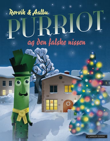 Omslag av "Purriot og den falske nissen"